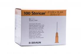 AIGUILLE 25G HYPODERMIQUE B100