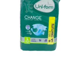 COUCHE ADULTE UNI-FORM LARGE DE 8